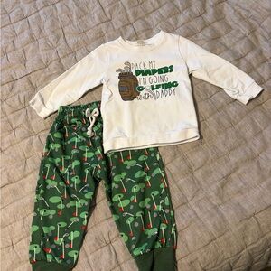 Toddler Golf Sweat Set 12-18months